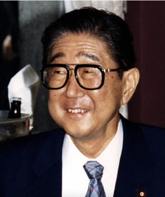 安倍晋三の父親・安倍晋太郎